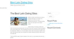 Desktop Screenshot of bestlatindatingsites.com