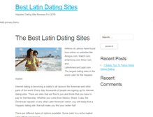 Tablet Screenshot of bestlatindatingsites.com